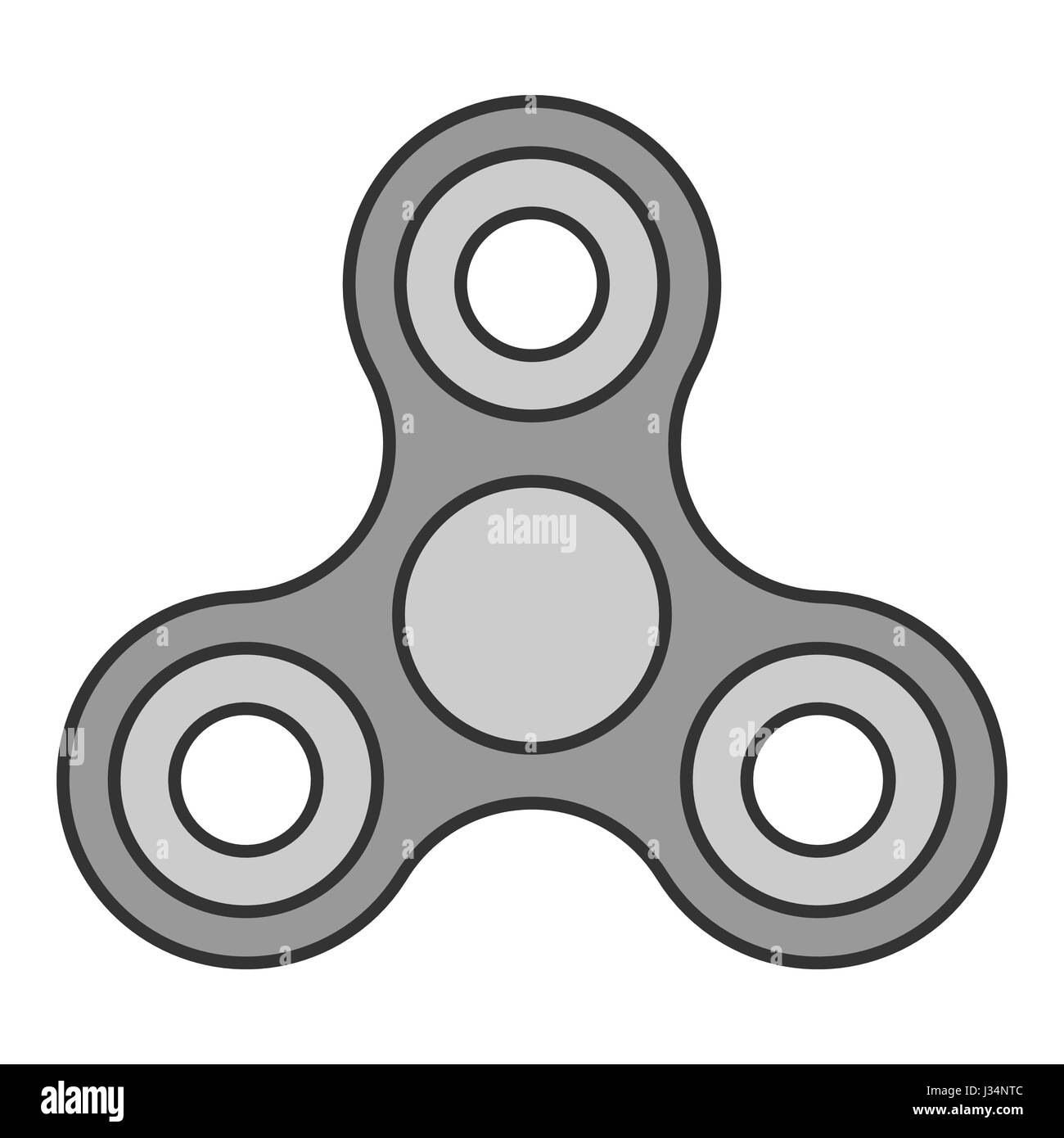 Hand spinner toy icon Stock Vector