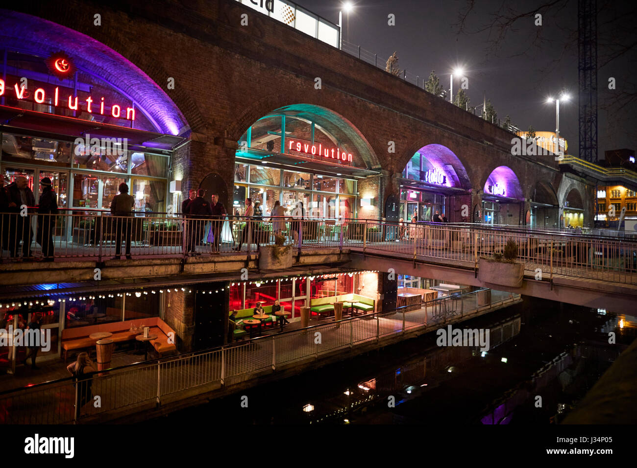 Manchester city centre Deansgate Locks Castlefield area Stock Photo Alamy