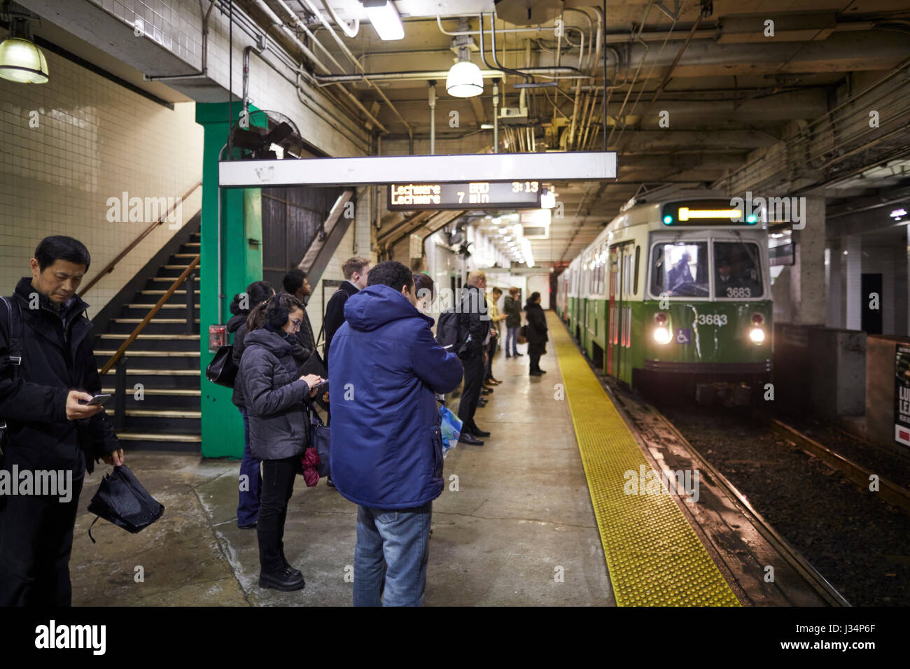 Massachusetts Bay Transportation Authority (MBTA) green Line, Boston