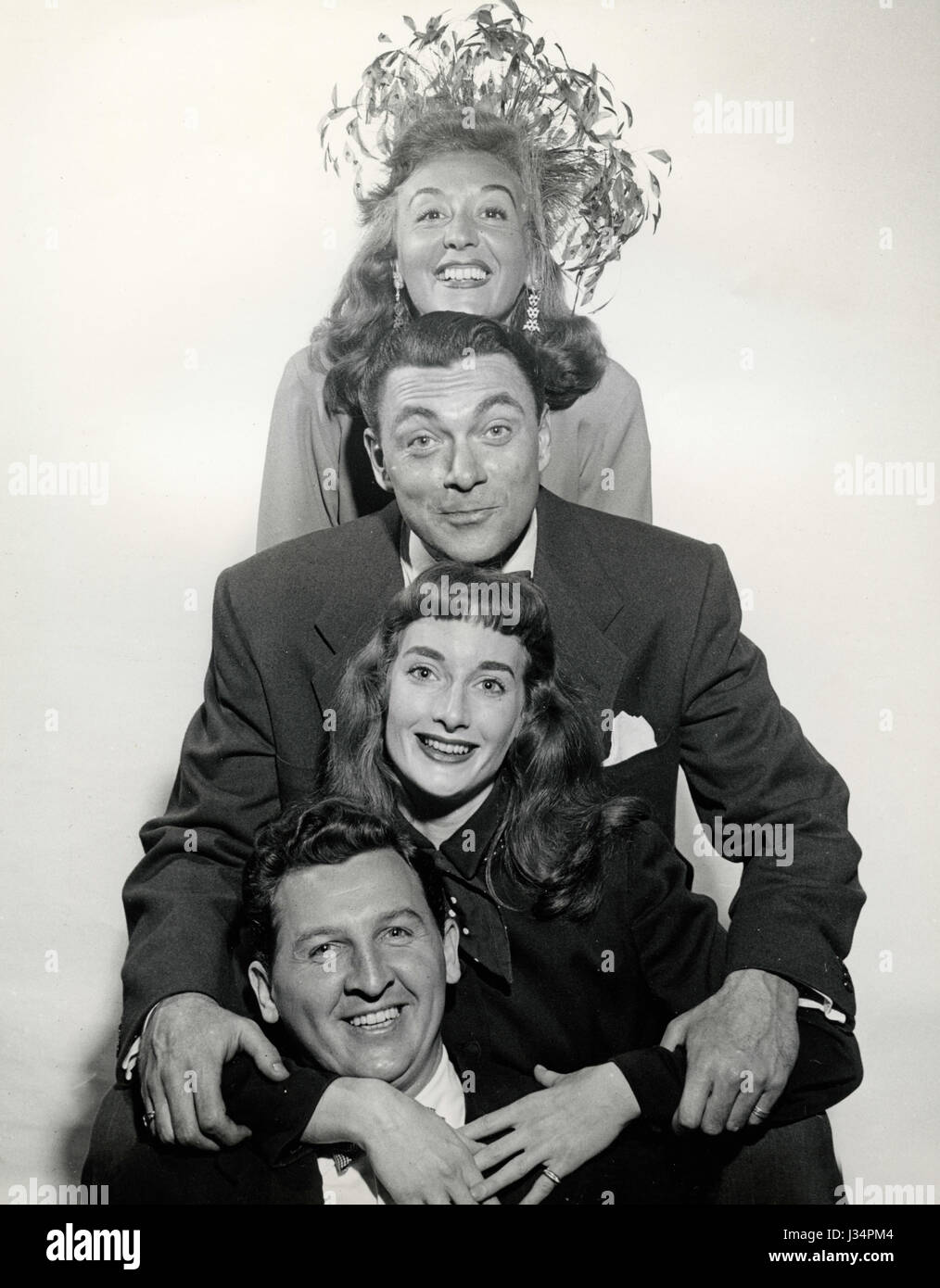 Actors Adriana Varese and Larry J. Blake in Room Service Stock Photo