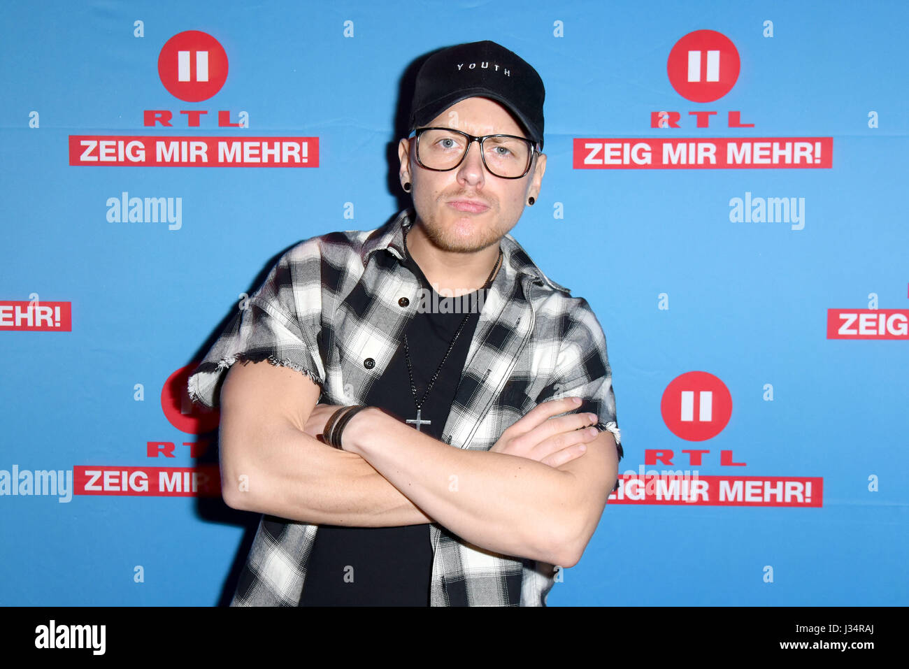 Fan party of german RTL2 TV series 'Koeln 50667' at Cage Club - Arrivals  Featuring: Danny Liedtke (Kevin Kev Bochow) Where: Cologne, Germany When: 01 Apr 2017 Credit: WENN.com Stock Photo