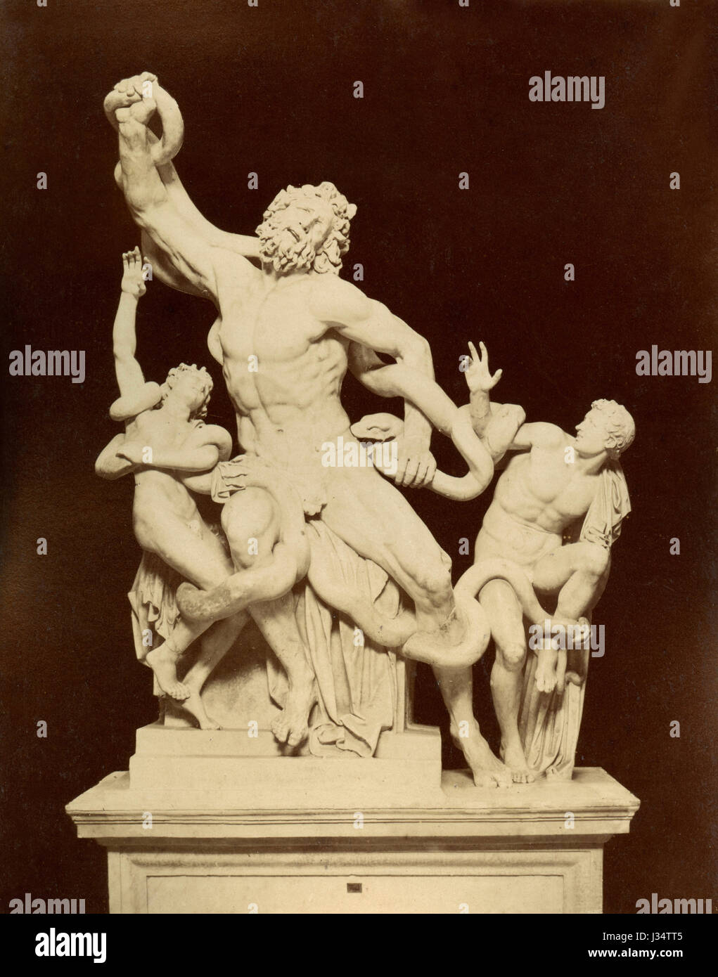 Laocoon and his sons statue, Rome, Italy Stock Photo