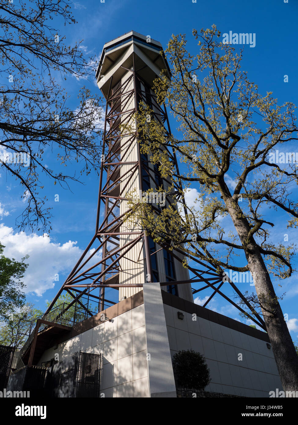 Hot Springs Mountain Tower, Hot Springs National Park, Arkansas Stock