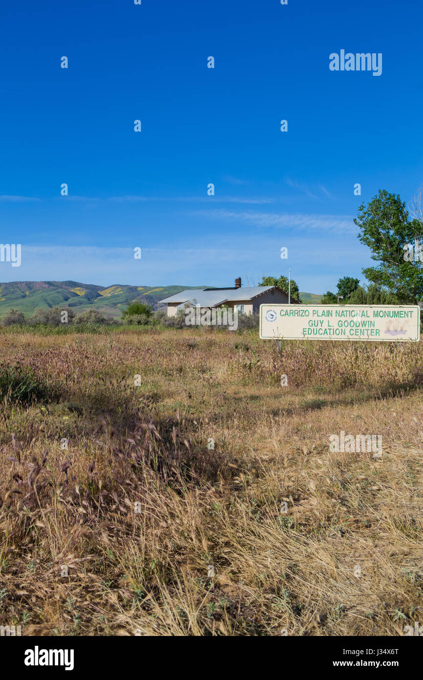 The Guy L. Goodwin Education Center in the Carrizo plain is open