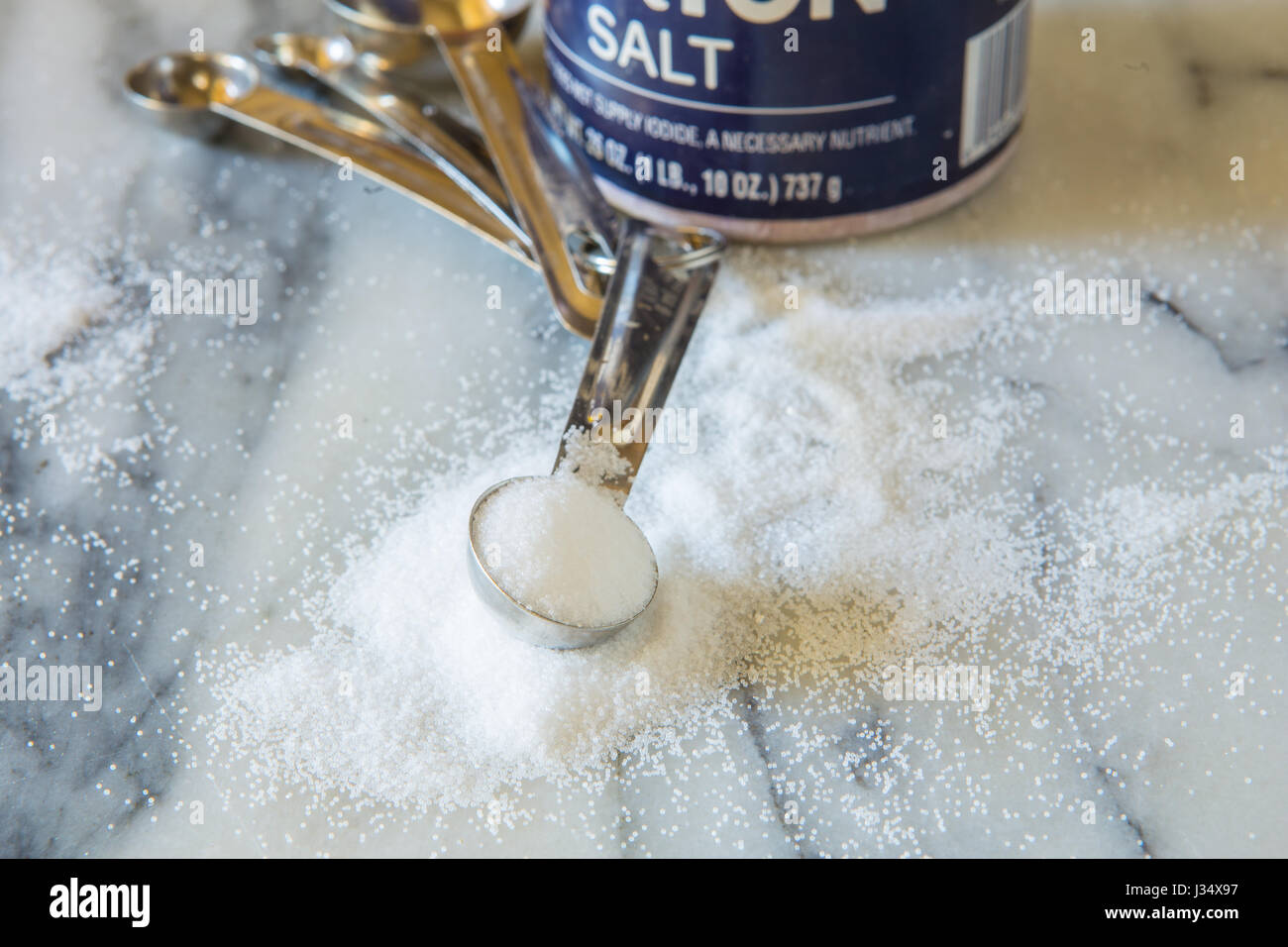 Teaspoon of salt hires stock photography and images Alamy