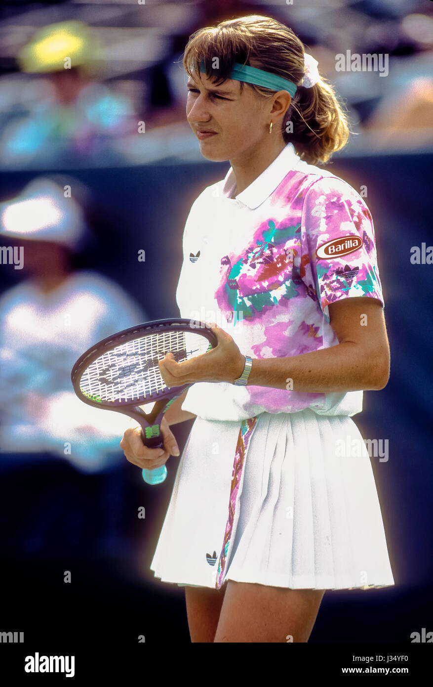 Steffi Graf (GER) competing at the 1991Lipton Championships Stock Photo -  Alamy