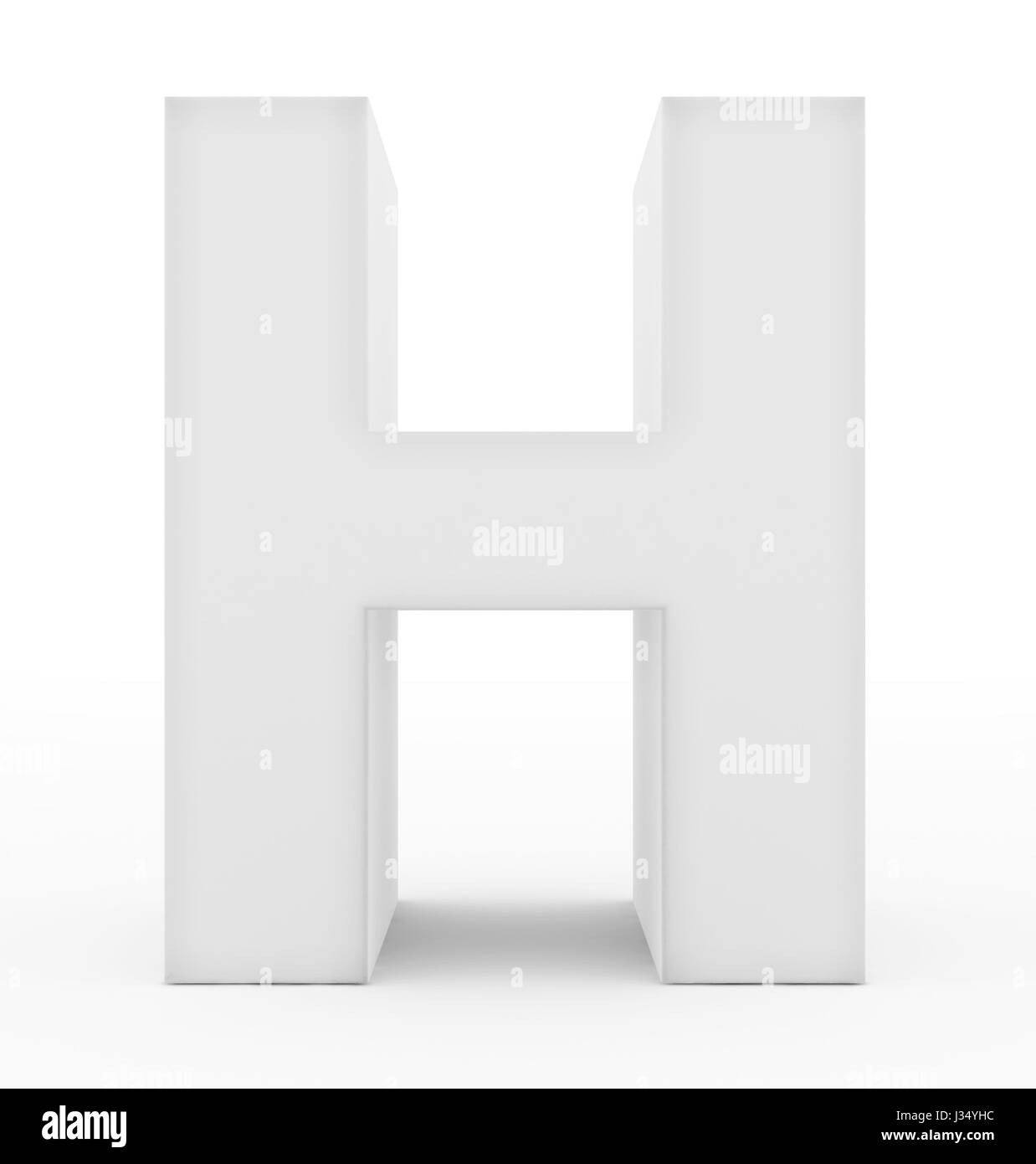 Letter h 3d hi-res stock photography and images - Alamy