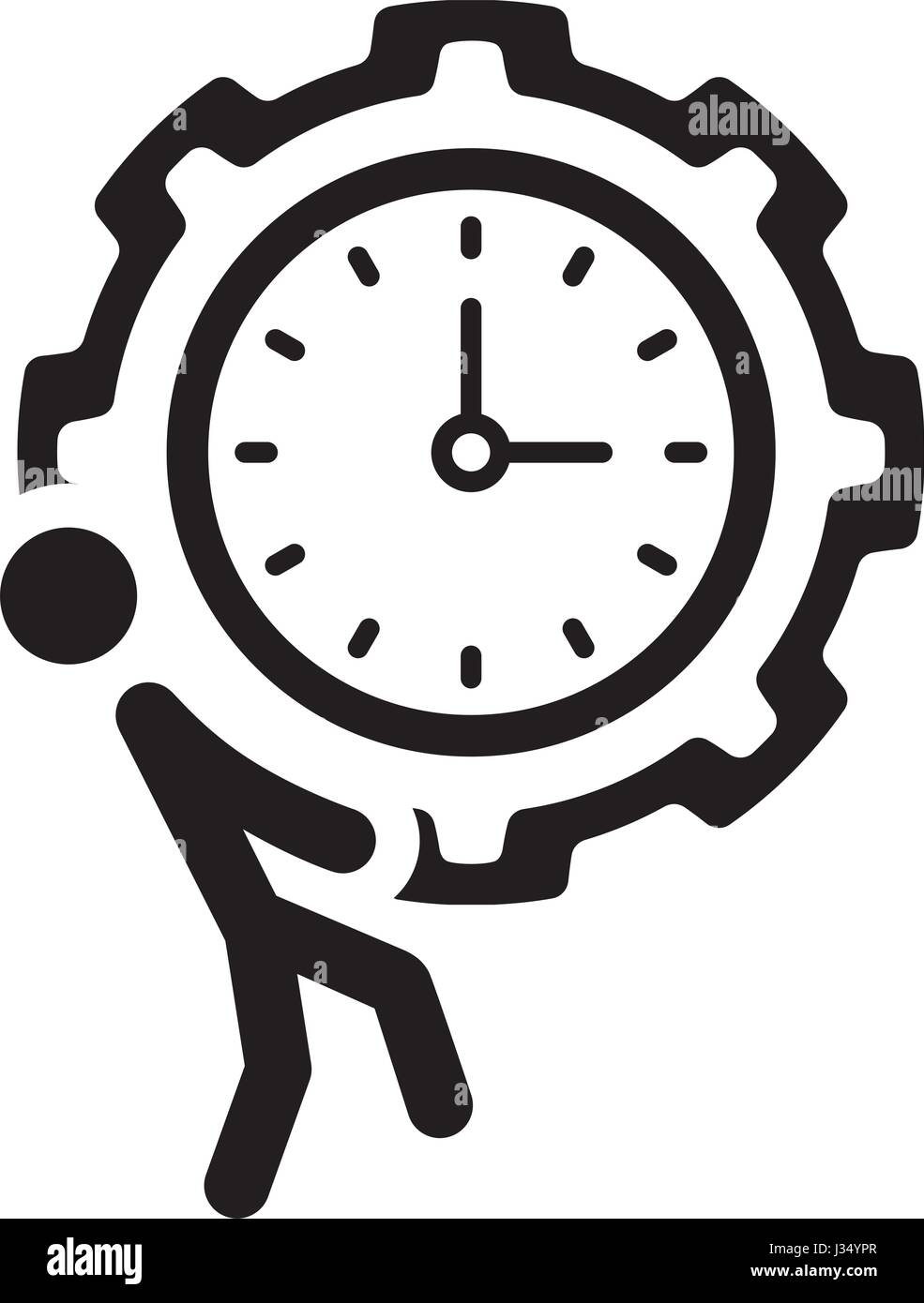 Employee efficiency concept Stock Vector Images - Alamy