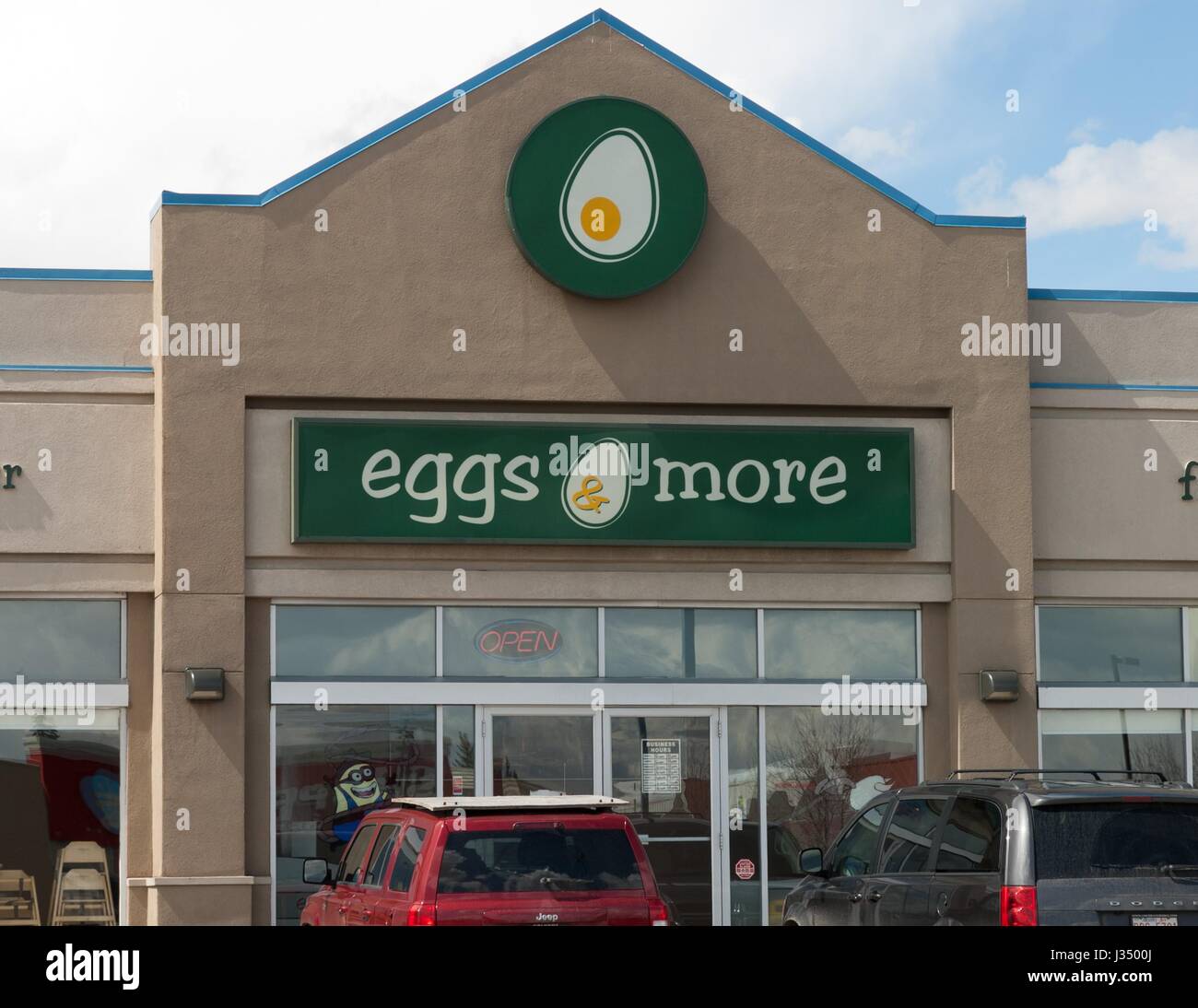 An Eggs & More Restaurant in Calgary, Alberta, Canada Stock Photo Alamy