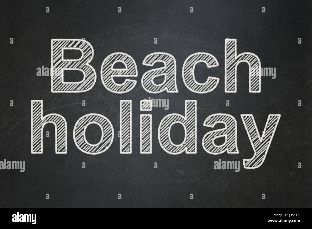 Tourism concept: Beach Holiday on chalkboard background Stock Photo - Alamy