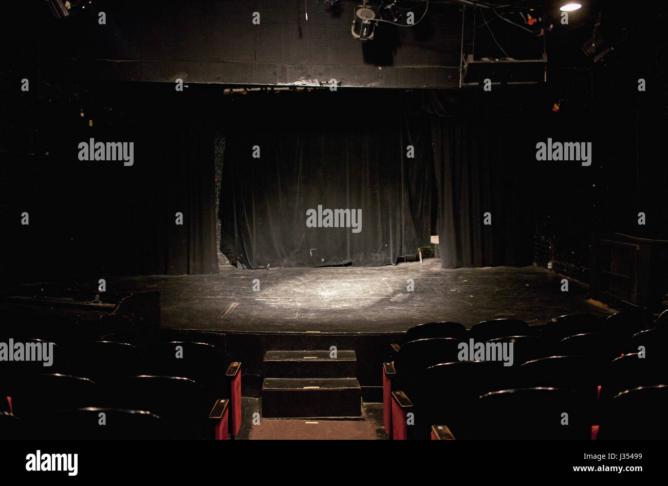 An Empty Stage Stock Photo