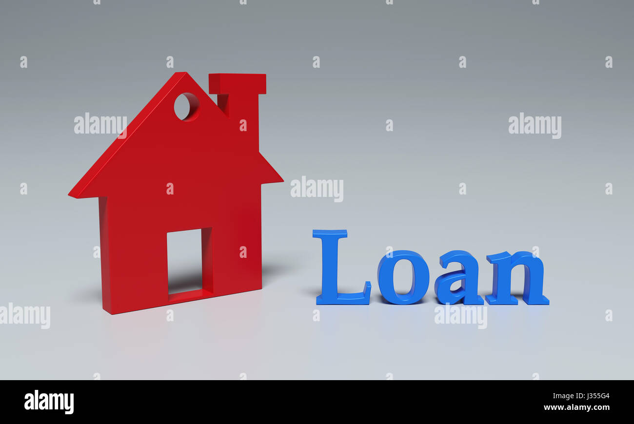 Loan Concept - 3D Rendering Image Stock Photo - Alamy