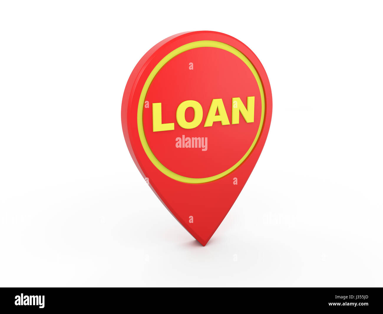 Loan Concept -3d Rendering Image Stock Photo