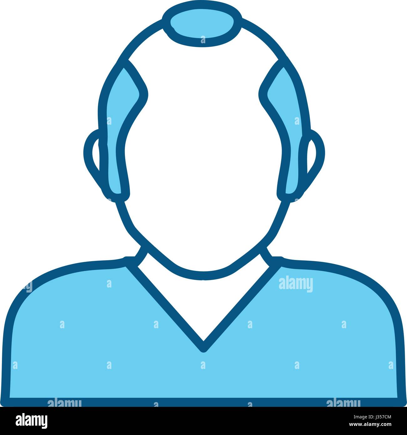 Male faceless head Stock Vector Image & Art - Alamy