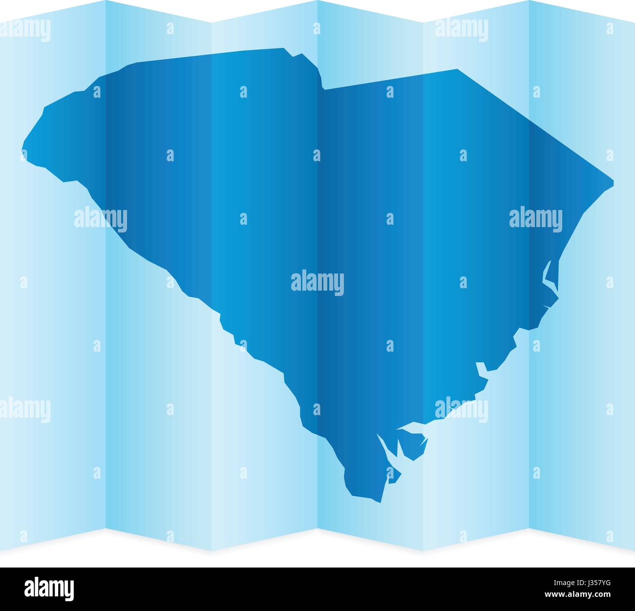 South Carolina map on a white background. Vector illustration Stock ...