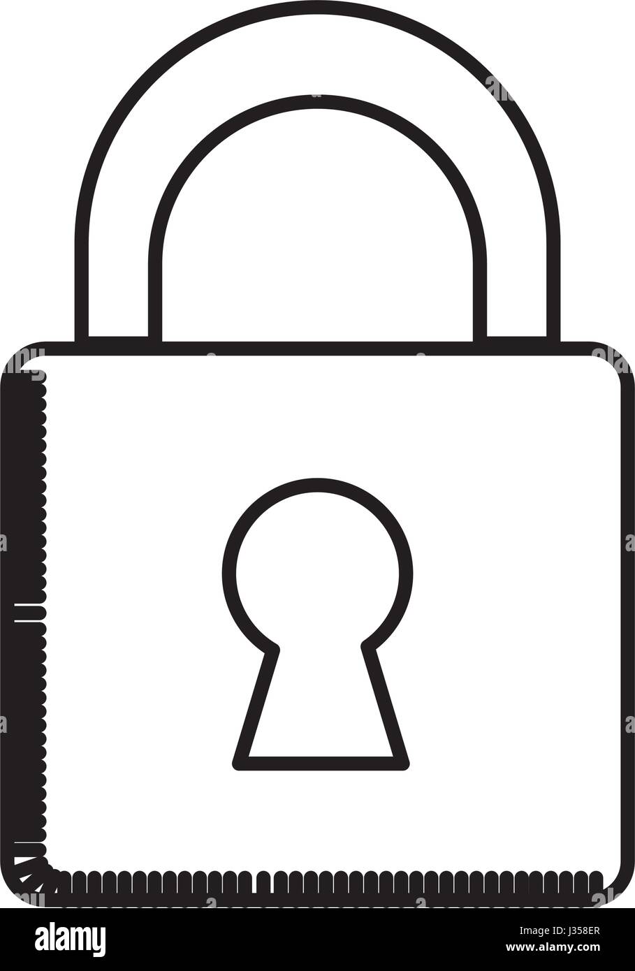 security padlock icon Stock Vector Image & Art - Alamy
