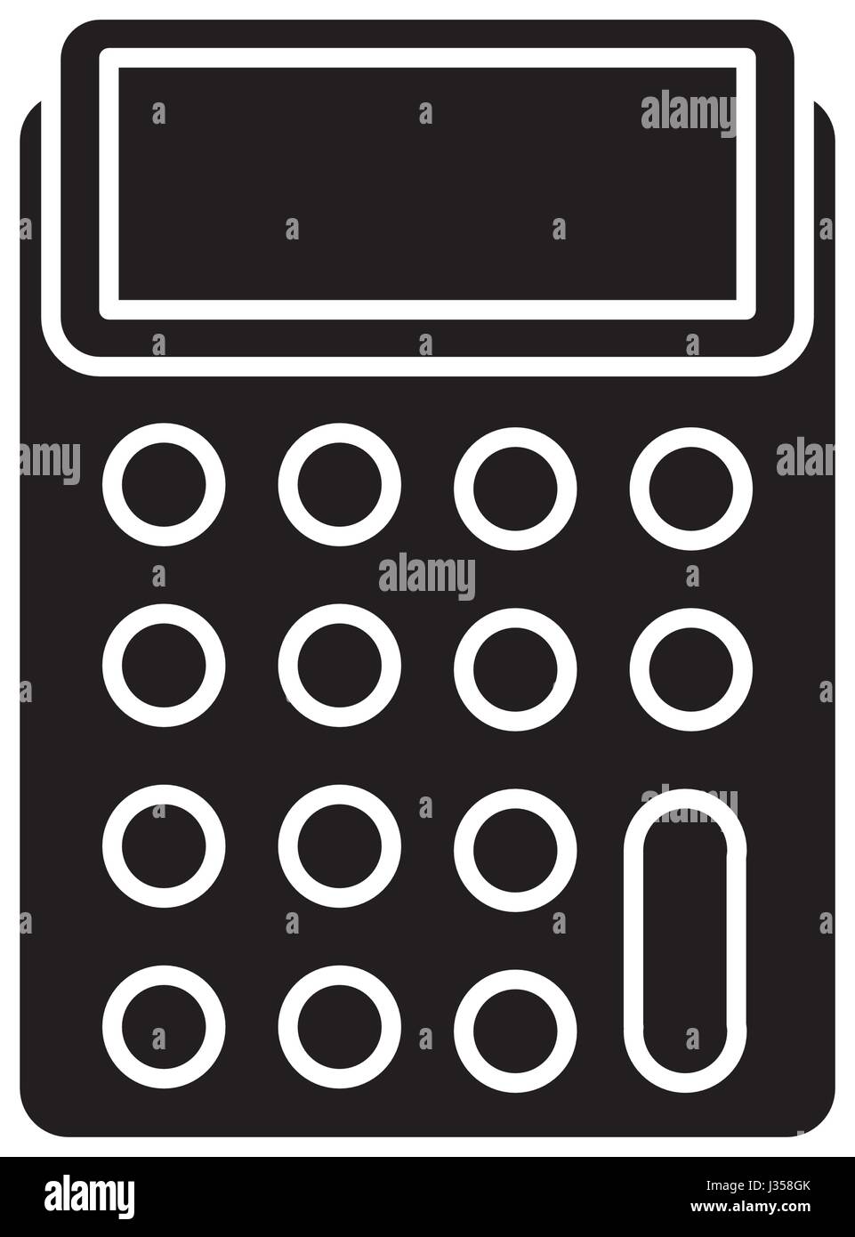 calculator device icon Stock Vector Image & Art - Alamy