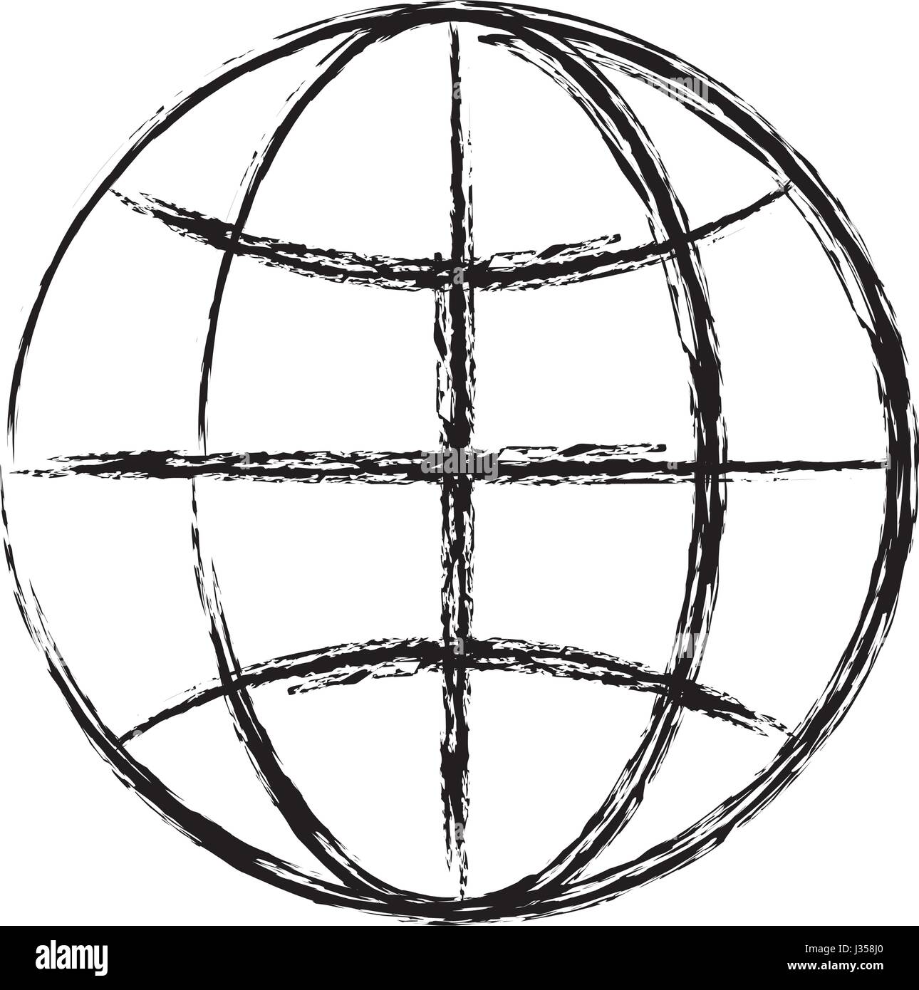World map lines of long Stock Vector Images - Alamy