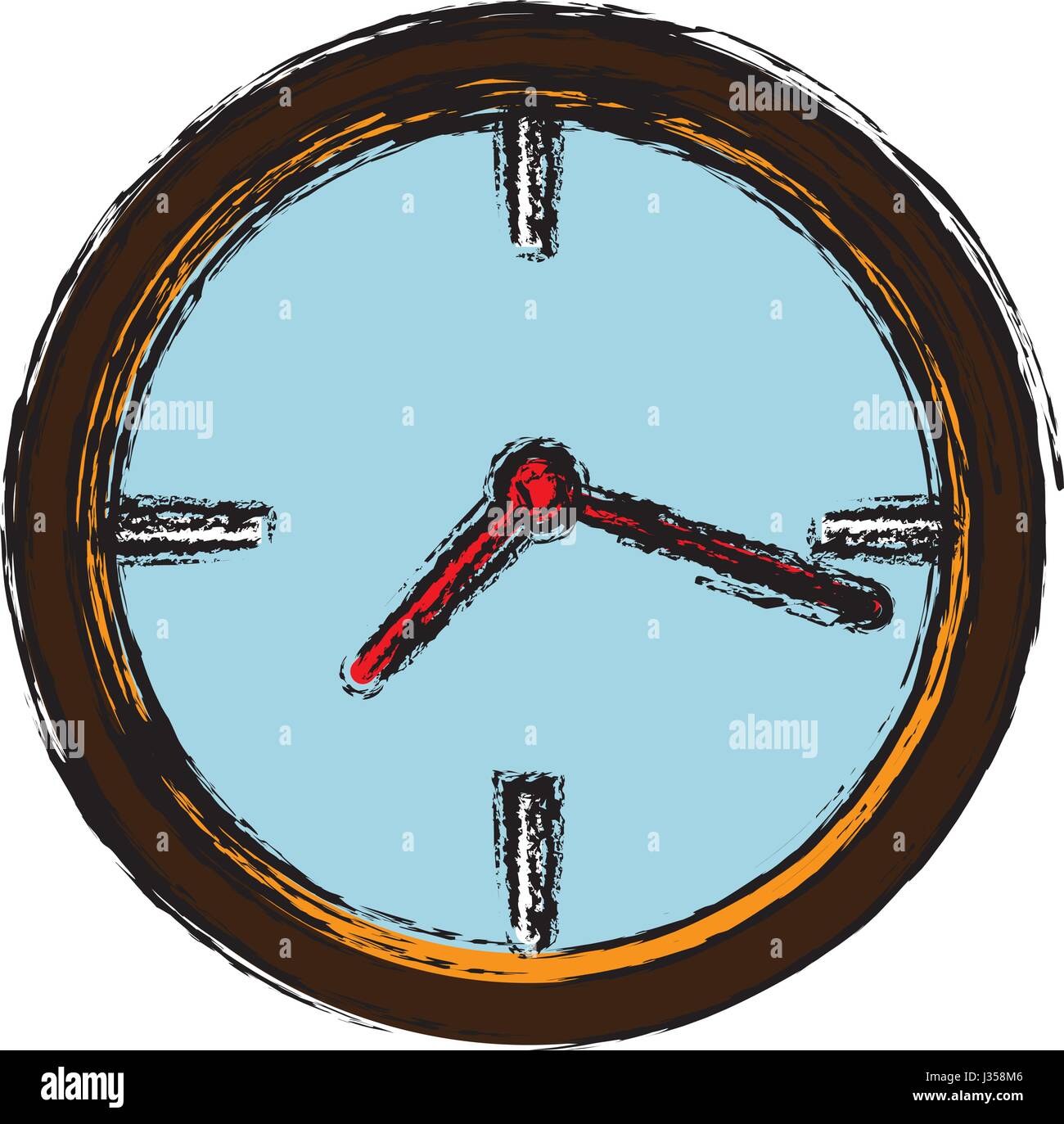 clock icon image Stock Vector Image & Art - Alamy
