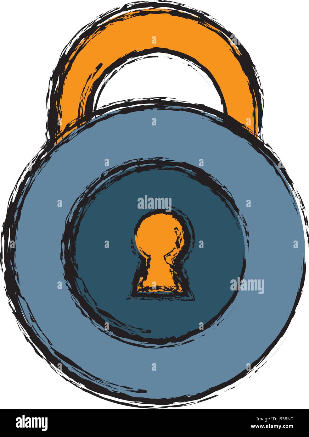 security padlock icon Stock Vector Image & Art - Alamy
