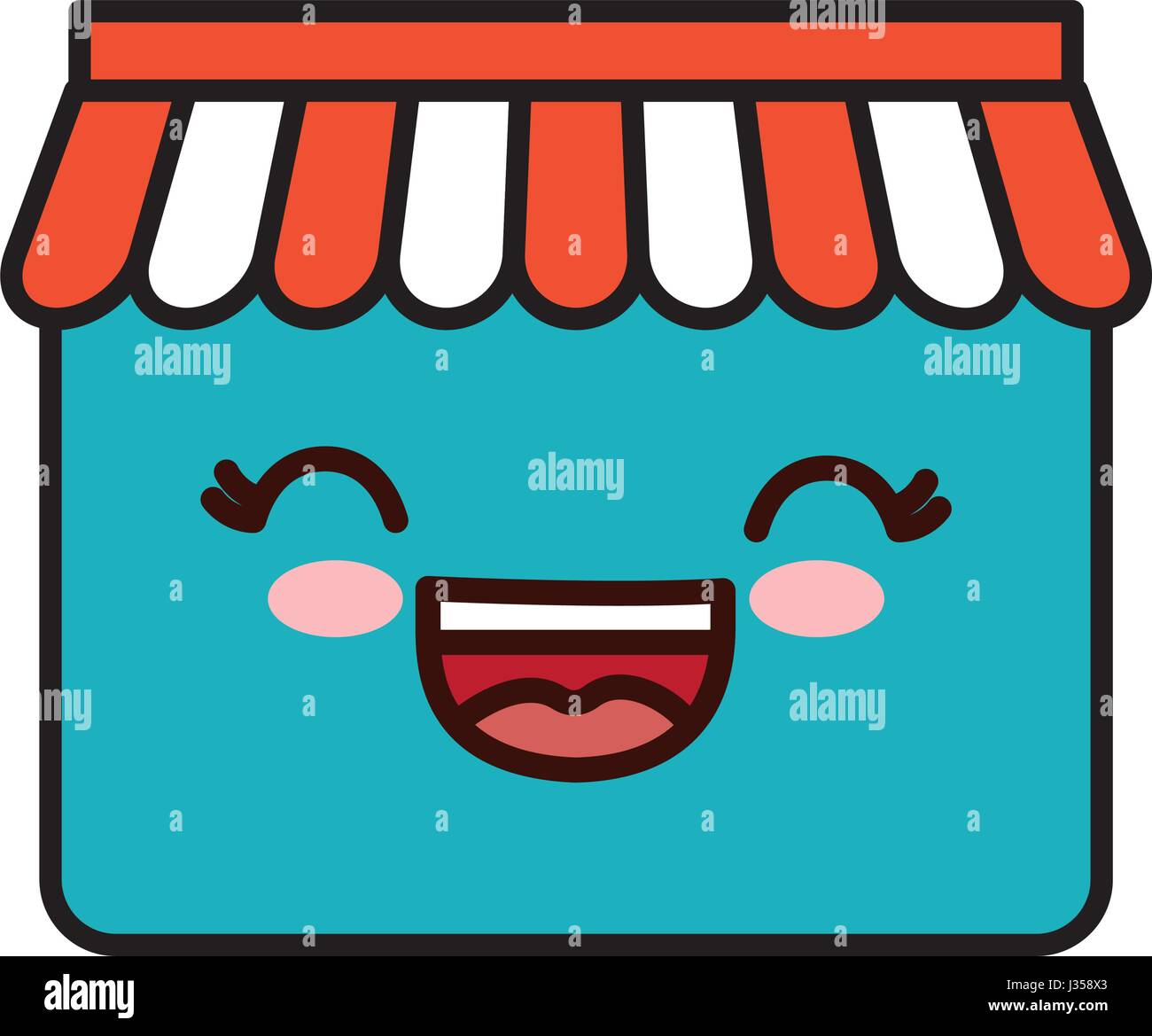 kawaii store icon Stock Vector Image & Art Alamy