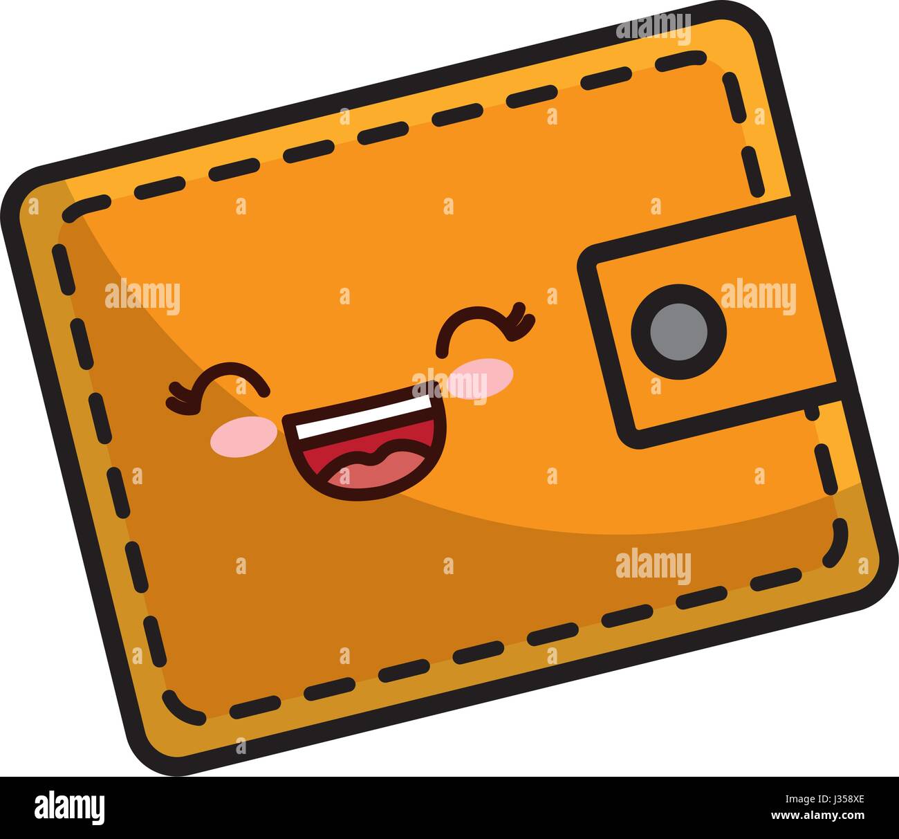 kawaii wallet icon Stock Vector Image & Art - Alamy