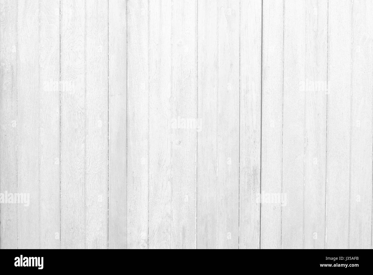 White Wood Texture Wall Background. Stock Photo