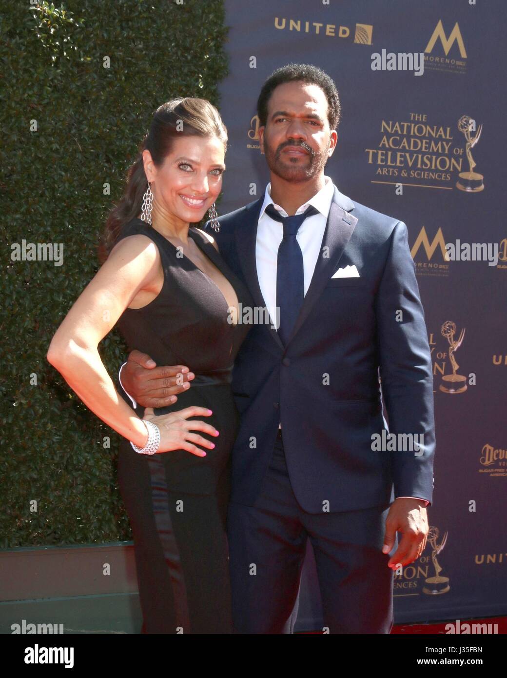 Pasadena, CA. 30th Apr, 2017. Girlfriend, Kristoff St. John at arrivals for 44th Annual Daytime Emmy Awards - Arrivals 2, Pasadena Civic Center, Pasadena, CA April 30, 2017. Credit: Priscilla Grant/Everett Collection/Alamy Live News Stock Photo