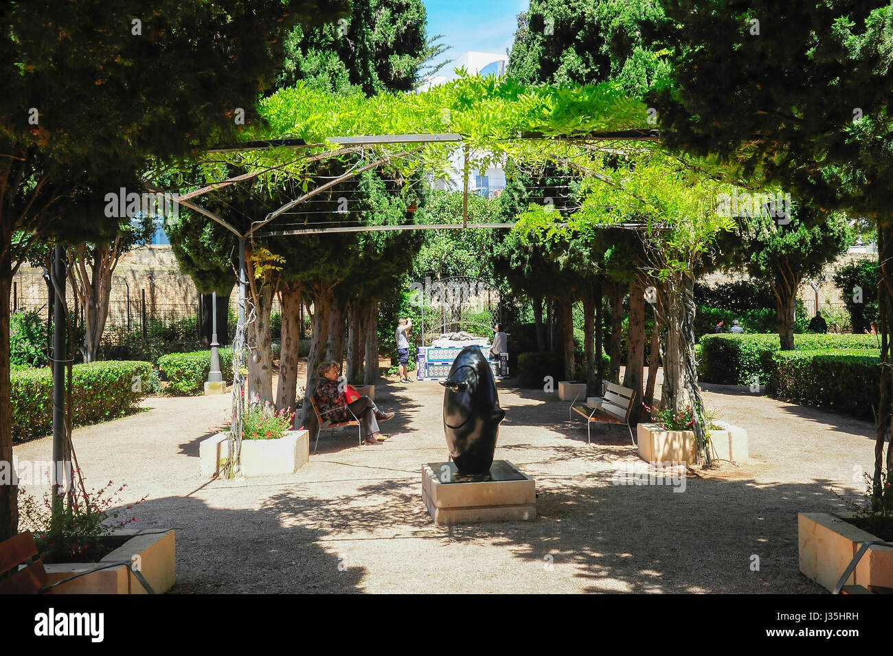 Gardens of  Marivent Palace, Mallorca, on Wednesday 3 May 2017 Stock Photo