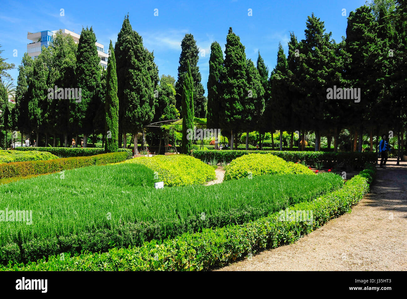 Gardens of  Marivent Palace, Mallorca, on Wednesday 3 May 2017 Stock Photo