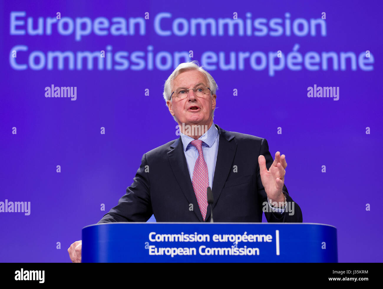 May 3, 2017. Brussels - Belgium: European Chief Negotiator For The ...