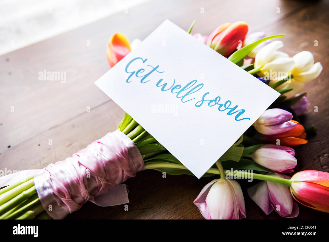 Get Well Soon Card Flowers High Resolution Stock Photography And Images Alamy