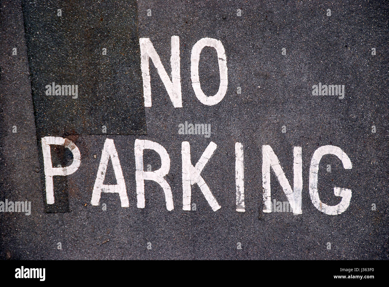 No Parking in Bournemouth, Dorset, England Stock Photo Alamy
