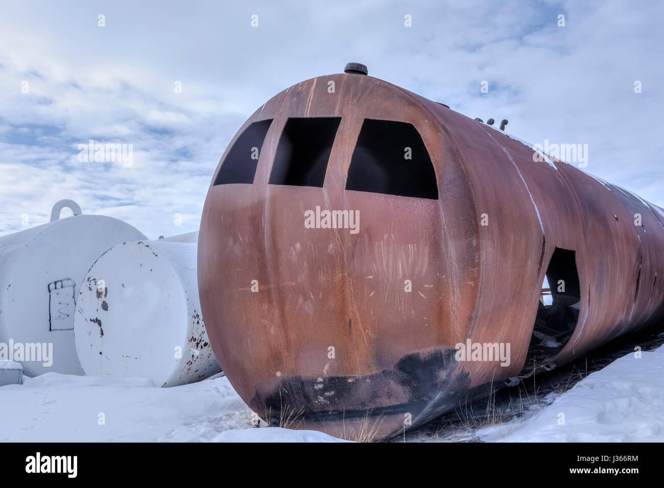 an old military bunker Stock Photo