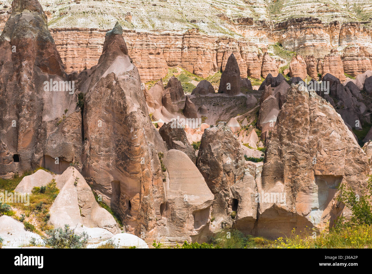 Rose valley Goreme Cappadocia Turkey summertime Stock Photo - Alamy