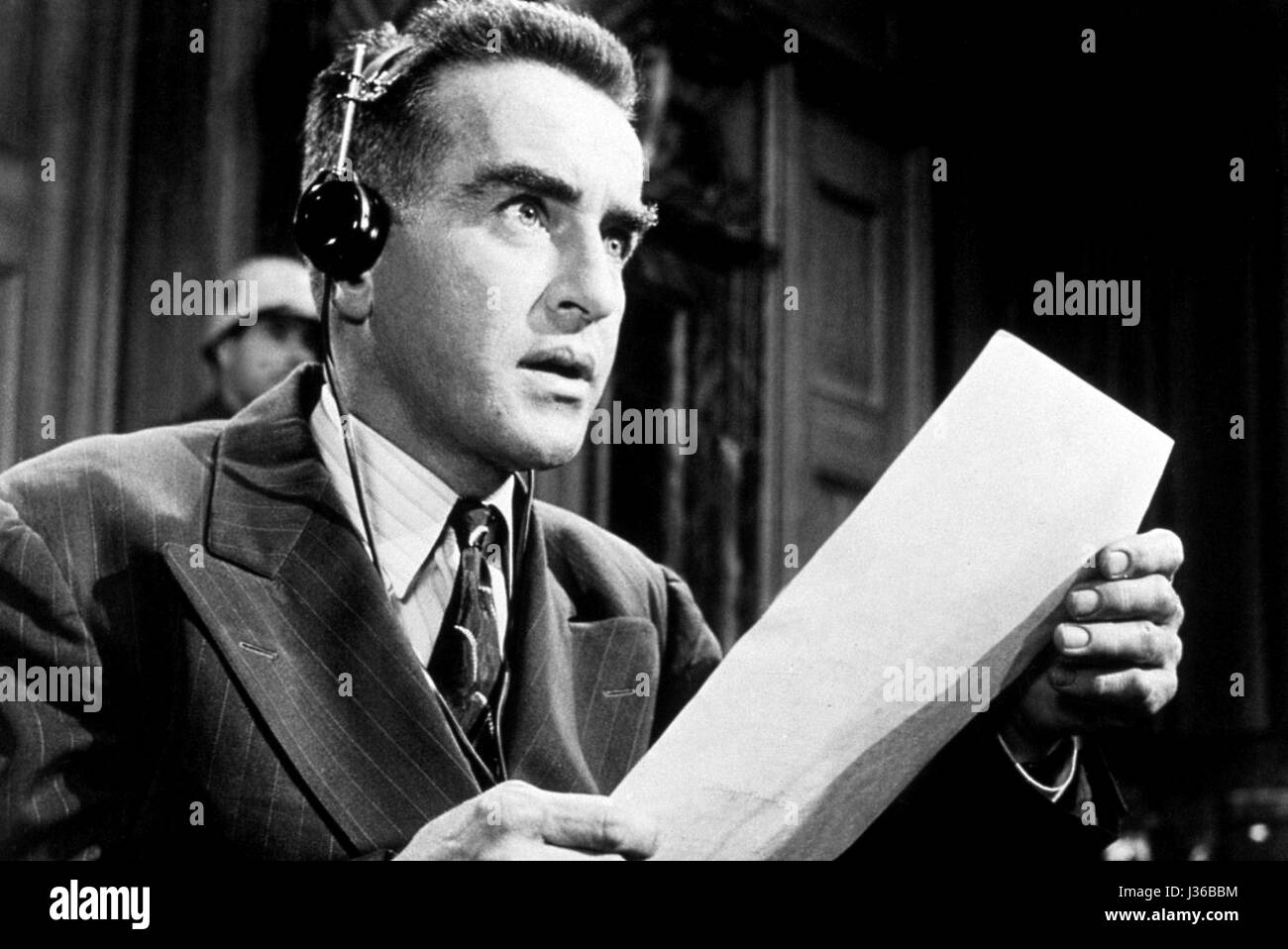 Judgement at Nuremberg  Year : 1961 - USA  Director : Stanley Kramer  Montgomery Clift.  It is forbidden to reproduce the photograph out of context of the promotion of the film. It must be credited to the Film Company and/or the photographer assigned by or authorized by/allowed on the set by the Film Company. Restricted to Editorial Use. Photo12 does not grant publicity rights of the persons represented. Stock Photo