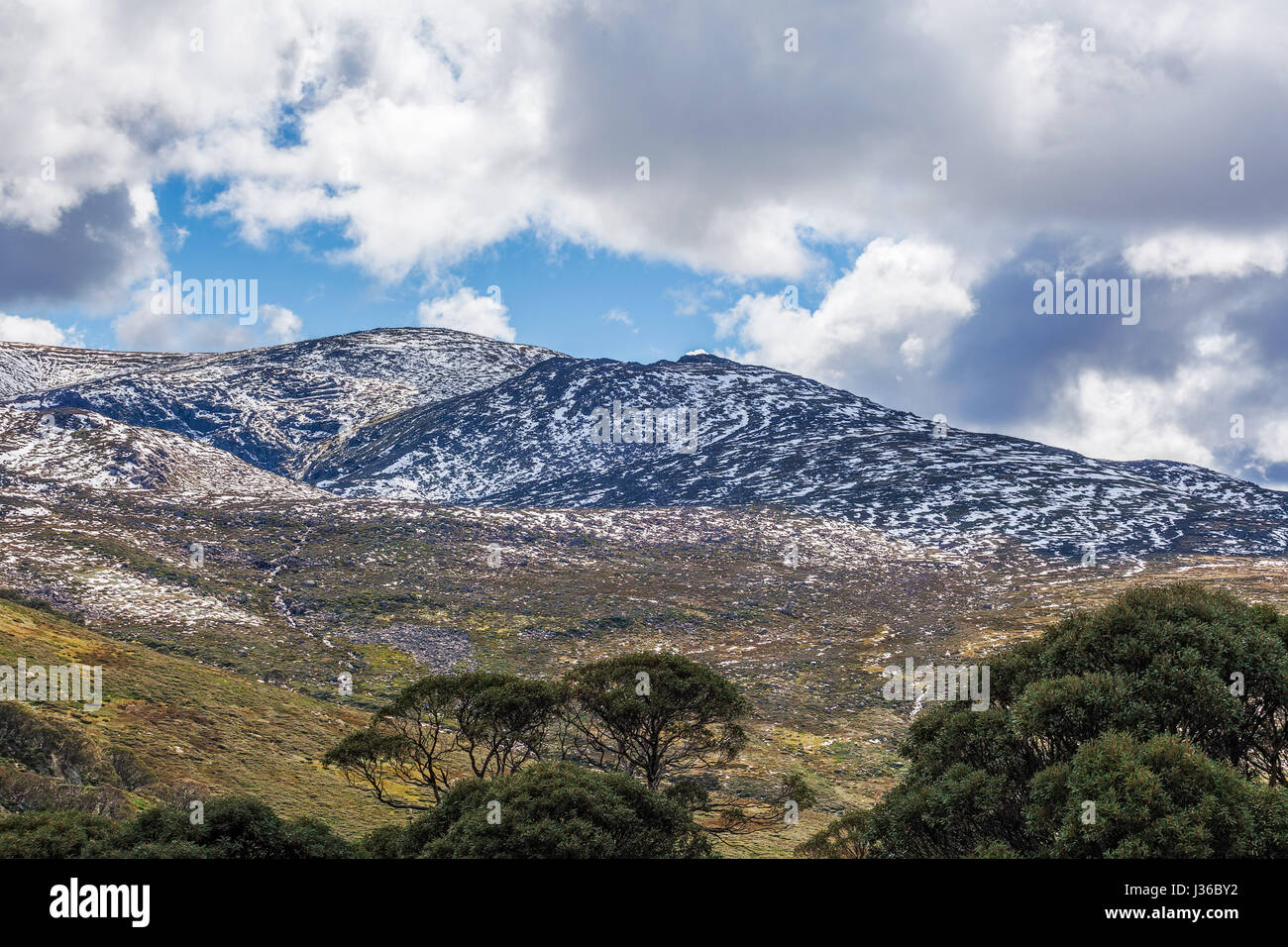 Australian Alps Landscape - New South Wales, Australia Stock Photo