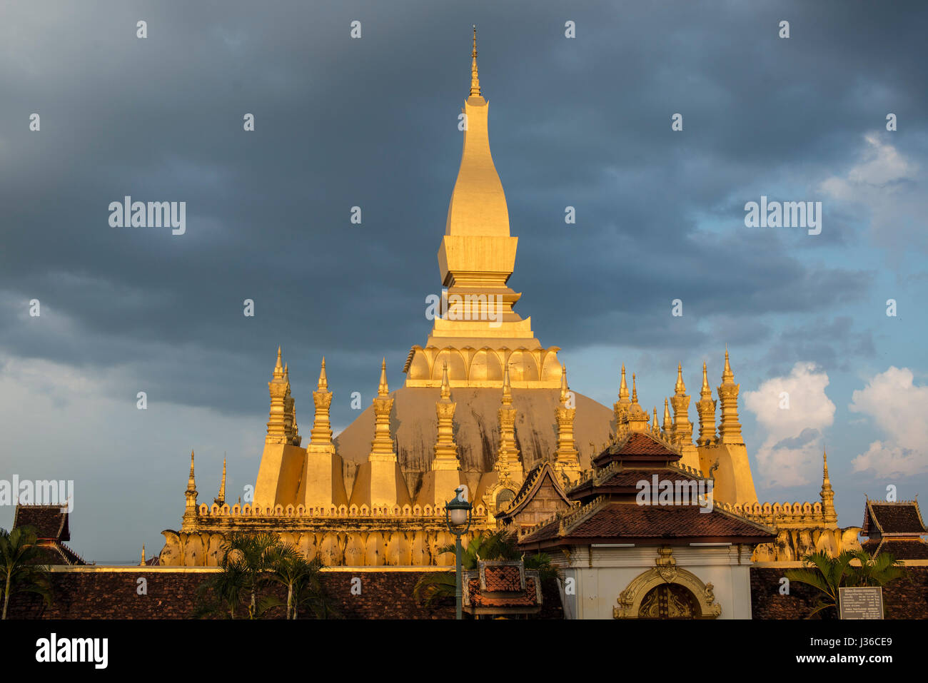 That Luang , Vientiane Stock Photo