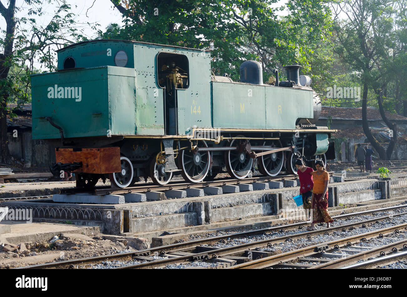 Stationary steam locomotive hi-res stock photography and images - Alamy