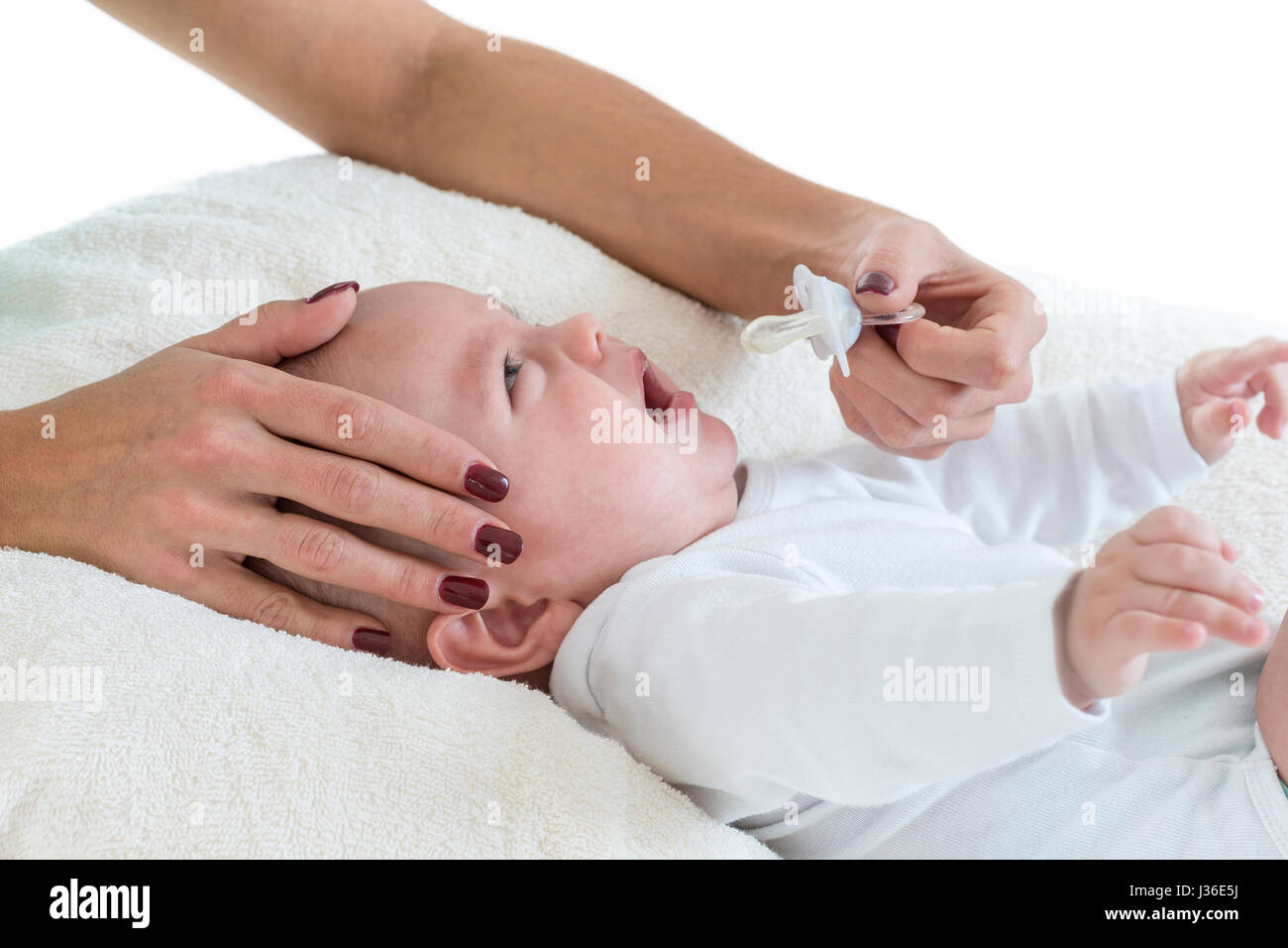 MOTHER & INFANT Stock Photo