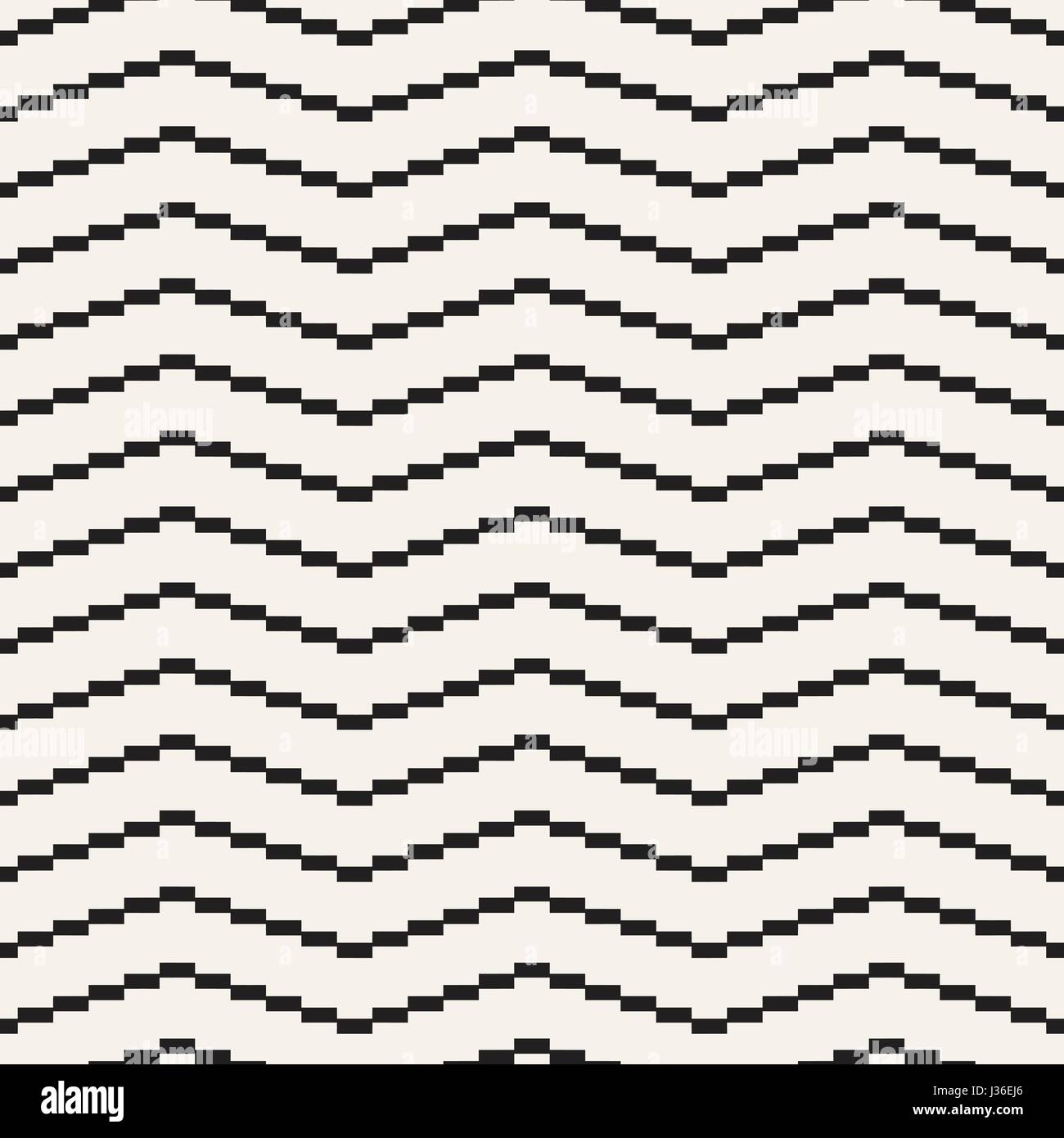 Halftone Edgy Lines Mosaic Endless Stylish Texture. Abstract Geometric ...
