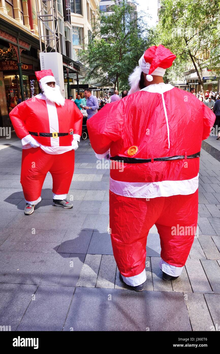 View of Christmas decorations in Sydney, Australia Stock Photo  Alamy