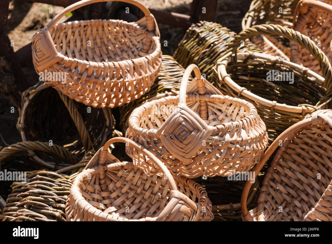 Basketry made by country folk hires stock photography and images Alamy