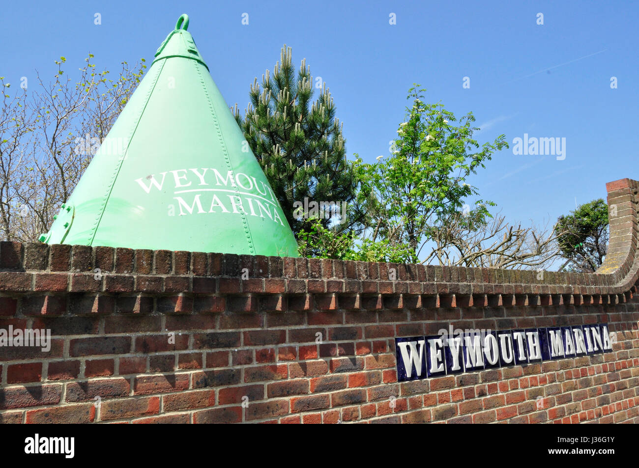 Weymouth Marian Car Park Entrance Stock Photo Alamy