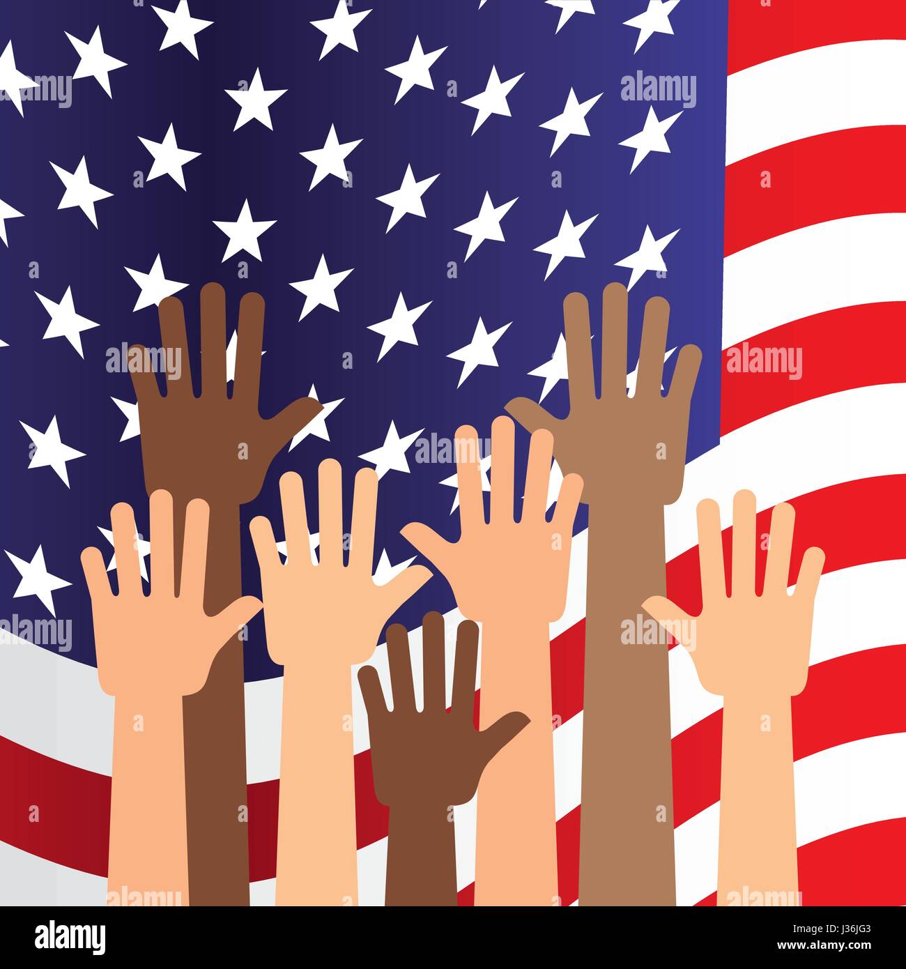 US presidential voting concept Stock Vector Image & Art - Alamy