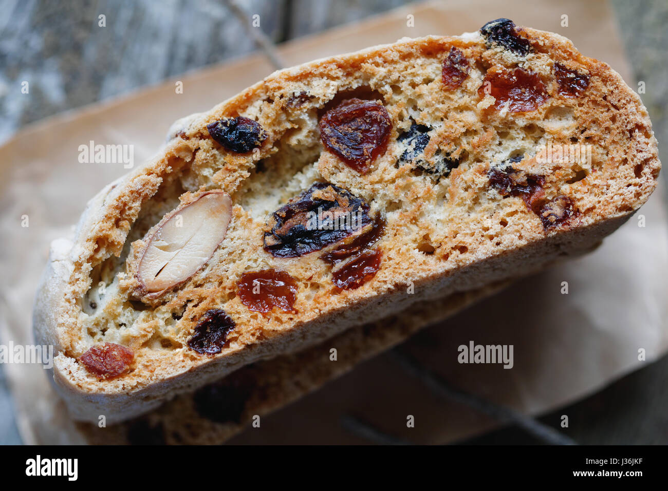 Candied and Raisins Biscotti