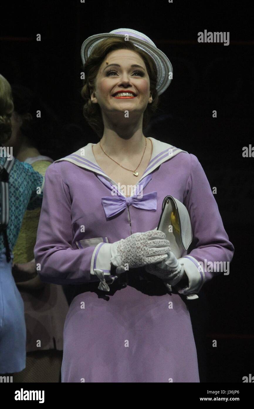 Clare Halse as Peggy Sawyer in a new production of 42nd Street at The