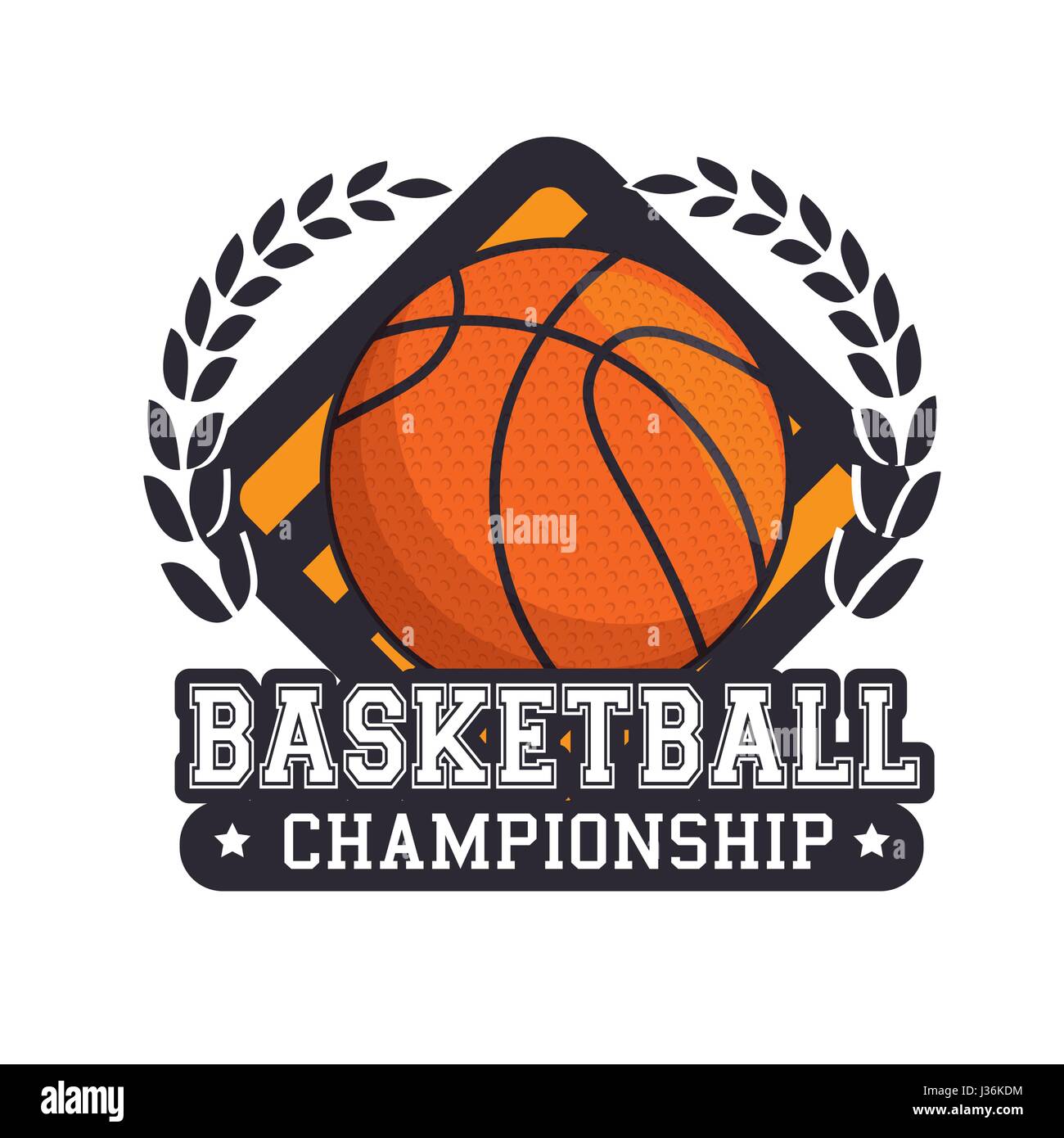 basketball sport ball isolated icon Stock Vector