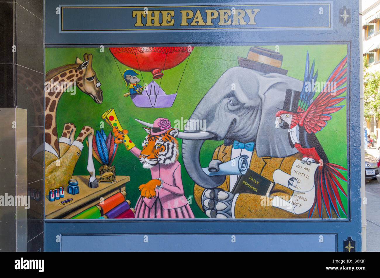 stationary Store Victoria BC Stock Photo Alamy