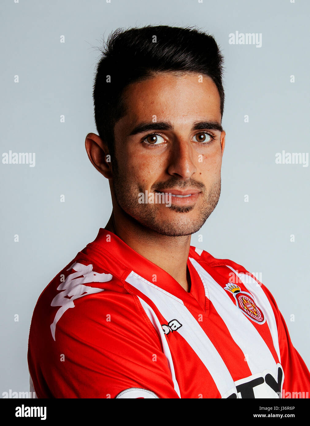 Spain - La Liga B 123 _ 2016-2017 / ( Girona F.C.) - Juan Pedro Ramirez Lopez " Juanpe Ramirez " Stock Photo